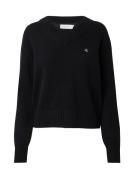 Calvin Klein Jeans Pullover  sort / hvid