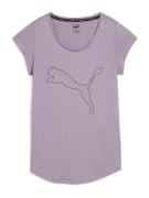 PUMA Funktionsbluse 'Heather'  lilla-meleret / sort