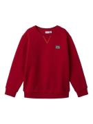 NAME IT Sweatshirt  rød / sort