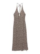 Pull&Bear Sommerkjole  brun / lysebrun / sort