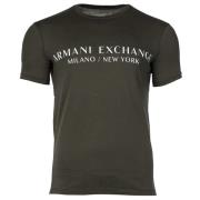 ARMANI EXCHANGE Bluser & t-shirts '8NZT2'  oliven / hvid