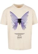 MJ Gonzales Bluser & t-shirts 'Metamorphose V.6'  beige / blomme / sor...