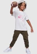 Mister Tee Shirts  lys pink / hvid