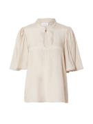 VILA Bluse  lysebeige