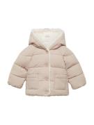 MANGO KIDS Vinterjakke 'Patrick7'  beige / lysebeige