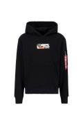 ALPHA INDUSTRIES Sweatshirt  blandingsfarvet / sort