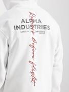 ALPHA INDUSTRIES Sweatshirt  rød / sort / hvid