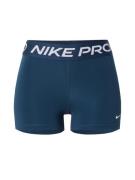 NIKE Sportsbukser 'Pro'  navy / hvid