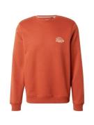 BLEND Sweatshirt  ecru / mørkeorange