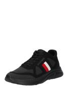 TOMMY HILFIGER Sneaker low 'MODERN ESS'  grafit / rød / sort / hvid