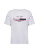 JACK & JONES Bluser & t-shirts 'JJSOUTH'  navy / rød / hvid