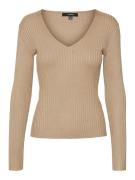 VERO MODA Pullover 'VMAUTUMN'  camel