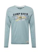 CAMP DAVID Bluser & t-shirts  beige / røgblå / cyanblå / sort