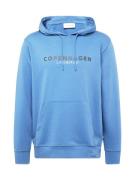 Lindbergh Sweatshirt 'Copenhagen'  himmelblå / grå / hvid