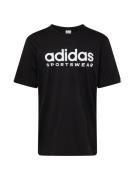 ADIDAS SPORTSWEAR Bluser & t-shirts  sort / hvid