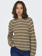 JDY Pullover 'JDYEllen'  umbra / hvid