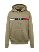 TOMMY HILFIGER Sweatshirt  navy / khaki / rød / hvid