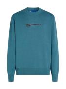 KARL LAGERFELD JEANS Sweatshirt  turkis / sort