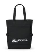 KARL LAGERFELD JEANS Shopper  sort / hvid