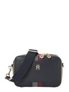 TOMMY HILFIGER Skuldertaske 'Distinct'  navy / guld / rød / hvid