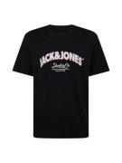 JACK & JONES Bluser & t-shirts 'JORBRONX'  pastellilla / sort