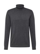 JACK & JONES Pullover 'JJEBASIC'  mørkegrå