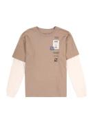 Abercrombie & Fitch Shirts 'JUL4'  creme / taupe