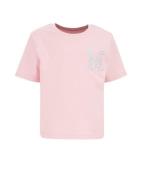 WE Fashion Bluser & t-shirts  lys pink / hvid