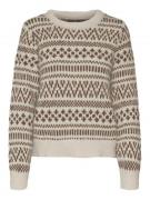 VERO MODA Pullover 'KAIRA'  beige / brun