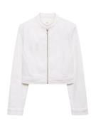 MANGO Overgangsjakke 'CANDELA'  white denim