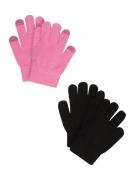 KIDS ONLY Handsker  lys pink / sort