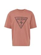 GUESS Originals Bluser & t-shirts  lysebrun / sort