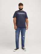 Jack & Jones Plus Jeans 'JJIGLENN JJORIGINAL'  blue denim