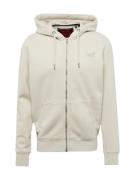 Superdry Sweatjakke 'ESSENTIAL'  beige