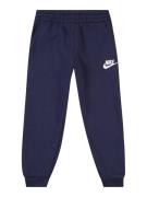 Nike Sportswear Bukser 'Club Fleece'  navy / hvid