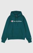 Champion Authentic Athletic Apparel Sweatshirt  petroleum / rød / hvid