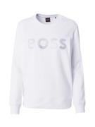 BOSS Sweatshirt 'C_Ebossa2'  sølv / hvid