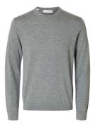 SELECTED HOMME Pullover 'SLHTray'  grå-meleret