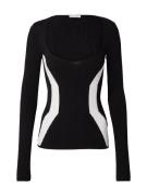 PATRIZIA PEPE Pullover  sort / hvid