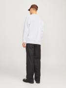 JACK & JONES Sweatshirt 'JPRCcchad'  sort / hvid