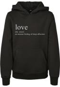 Mister Tee Sweatshirt 'Love Definition'  sort / hvid