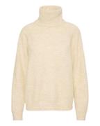 SAINT TROPEZ Pullover 'Garbie'  hvid-meleret