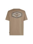 O'NEILL Bluser & t-shirts  cappuccino / grøn / hvid