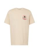 Brixton Bluser & t-shirts 'RHYTHMIC'  beige / rød / sort