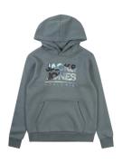 Jack & Jones Junior Sweatshirt 'JJLuke'  navy / turkis / cyanblå / hvi...