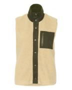 CULTURE Vest 'Tally'  beige / oliven