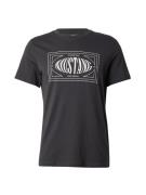 MUSTANG Bluser & t-shirts 'AUSTIN'  sort / hvid