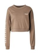 GAP Sweatshirt  lysebrun / offwhite