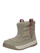 COLUMBIA Boots 'Snowtrot'  khaki / burgunder