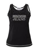 Moschino Jeans Overdel  sort / transparent / hvid